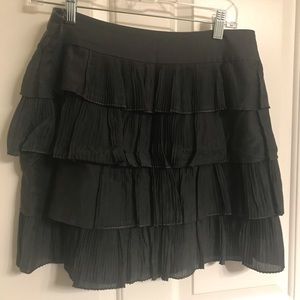 GAP short ruffle Skirt Silk &Cotton size 8